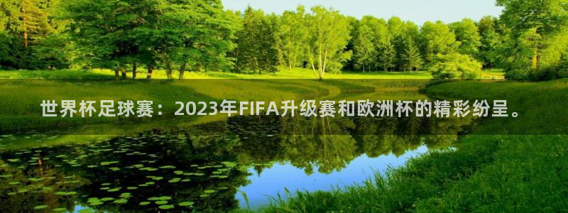 世界杯预选赛欧洲赛区赛程:世界杯足球赛:2023年FIFA升级赛和欧洲杯的精彩纷呈。
